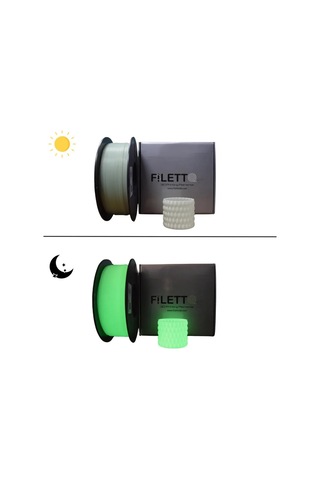 Filetto Pla+ Filament 1.75mm 1 Kg - Glow Yeşil