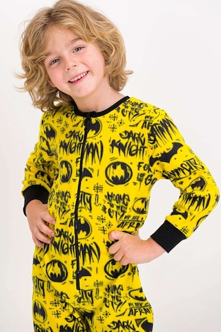 Batman Lisanslı Sarı Erkek Çocuk Polar Tulum 5274-24999 Sarı