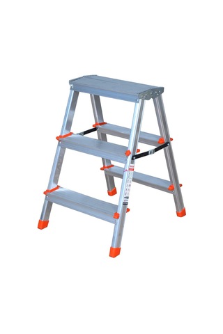 Kanat Alüminyum Çift Çıkışlı Katlanabilir Merdiven