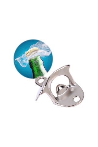 2 Adet Vintage Şişe Açıcı Duvara Monte Şarap Birası Açıcı Gümüş Diğer