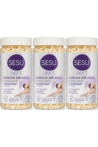 Sesu Boncuk Sir Ağda 250gr Soft 3 Lü Set
