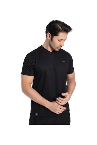 Crozwise 7136-10 Kare Petekli V Yaka Erkek Spor T-Shirt