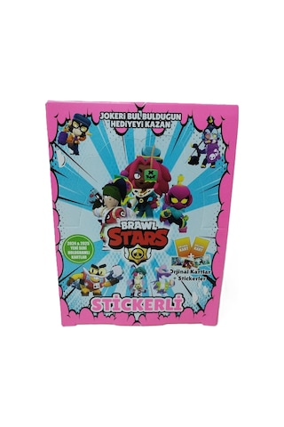 Hayal Sepeti 144 Kart + 48 Etiket Sticker Brawl Stars 2025 Yeni Seri Kartlar