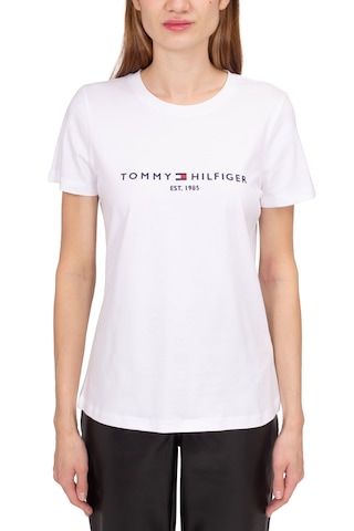 Tommyhilfiger Organik Pamuk Bayan T-shirt Beyaz