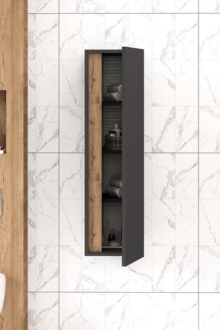 %100 Mdf 30 Cm Lavina Boy Dolabı Beyaz