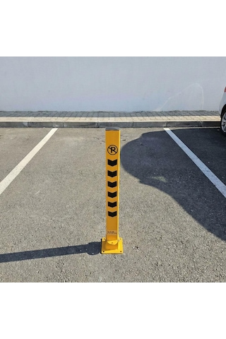 Kilitli Otopark Direği 75 Cm, Yatar Tip Park Bariyeri-4012