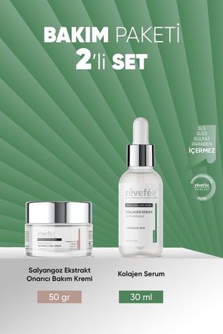 Salyangoz Ekstraktlı Onarıcı Bakım Kremi & Kolajen Serum Salyangoz Ekstraktlı Onarıcı Bakım Kremi & Kolajen Serum