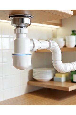 Lavabo Sifon Seti Esnek Borulu Uczzztaşlıkörüklü-4 Diğer