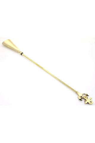 Pirinç Denizci Çapalı Saplı Ayakkabı Çekeceği Kerata 54cm