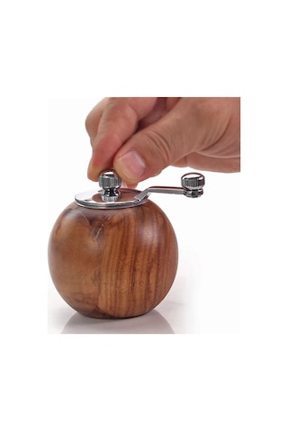 Jialan El Krank Ahşap Tuz Biber Değirmeni Seramik Çekirdek Ahşap