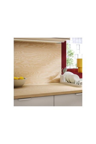 Ikea Lysekıl Çift Taraflı Duvar Paneli, Siyah-kontrplak Görünümlü, 119,6x55 Cm