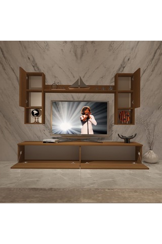Decoraktiv Eko 5da Slm Std Tv Ünitesi Tv Sehpası Ceviz