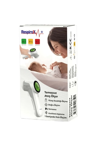 Respirox Temassız Ateş Ölçer Vücut ve Nesne Ölçer JM-01801