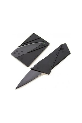 2 Adet Kredi Kartı Şeklinde Bıçak Renkli