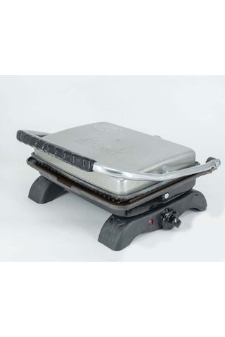 Dökümix Demir Döküm Gri 1800 Watt 4-6 Dilim Ev-sanayi-büfe Tipi Tost Makinası Ve Izgara