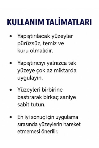 Evobond 502 Süper Yapıştırıcı Hızlı Kuruyan Cyanoacrylate Güçlü Yapıştırıcı