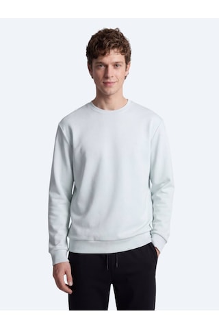 Kip Ekru Düz Sweatshırt