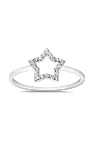 0.15 Karat Pırlanta Yıldız Yüzük