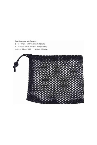 Kaiyi Orta Boy Siyah Golf Top Filesi Çok Renkli