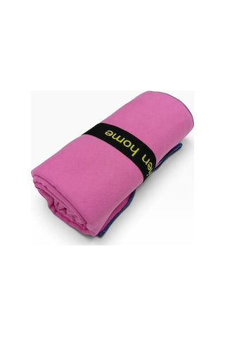 Vevien Home Mikrofiber Havlu - L Boy - 75 X 150 Cm - Plaj Havlusu Pembe