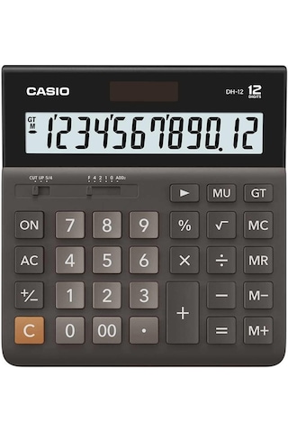 Casio DH-12-BK Masaüstü 12 Hane Hesap Makinesi