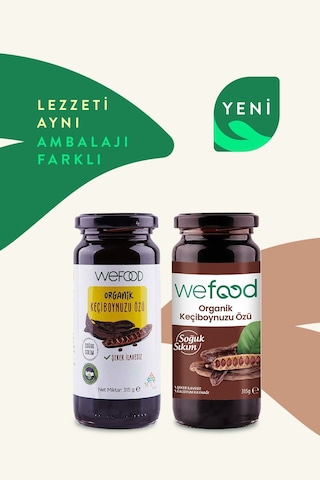 Wefood Organik Keçiboynuzu Özü 315 gr (Soğuk Sıkım)
