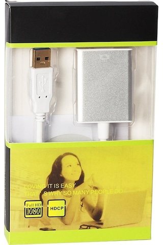 Ayt Powermaster Pm-18638 Usb 3.0 To Hdmı Dişi Çevirici Usb Girişini Hdmı Çıkışına Çevirici Dönüştürücü Aparat