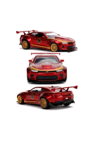 Marvel Iron Man 2016 Chevy Camaro Die - Cast Model Araba 1:32 - 13 Cm