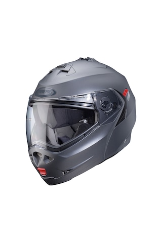 Duke X Tour Çene Açılır Motosiklet Kaskı Mat Titanium Gri