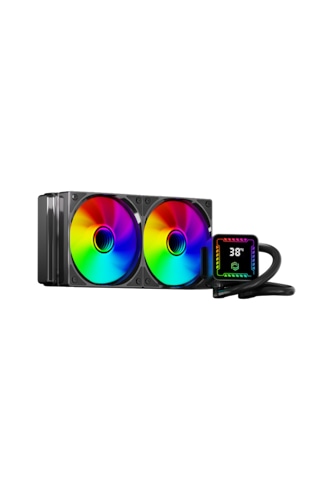 Gameforce Raider 240mm Argb Beyaz Sıvı Soğutucu 275w Tdp Siyah