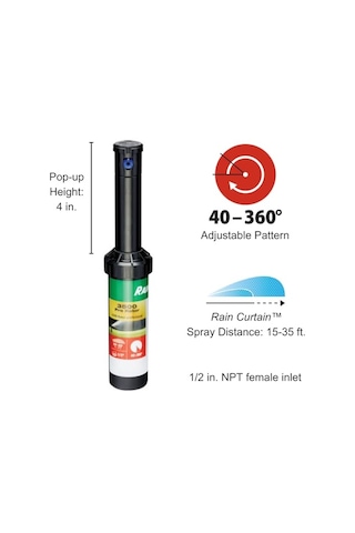 Cp3504pc Pro Rotor, Yağmur Perdesi Nozul Seti, 40 - 360 Desen, 15' - 35' Püskürtme Mesafesi