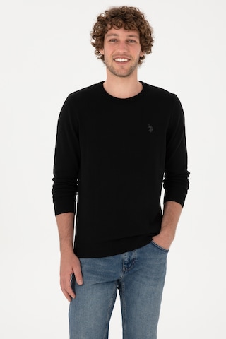 U.s. Polo Assn. Erkek Siyah Kazak /triko 50313713-vr046 Siyah