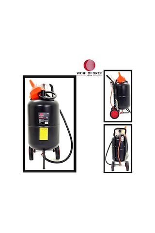 Worldforce 75 Litre Portatif Kumlama Makinesi Dış Mekan Ful Set