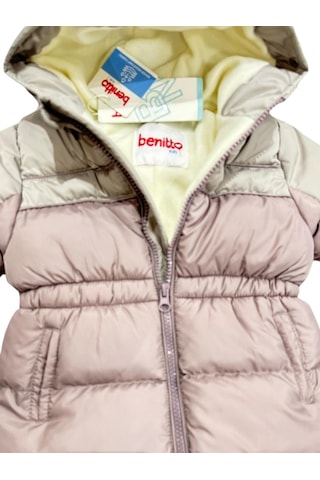 Benitto Kids Kız Bebek Pembe Astronot Tulum Mor