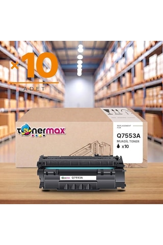 Hp Laserjet P2014 Uyumlu Toner Çipli Q7553a 10'lu 3.000 Sayfa