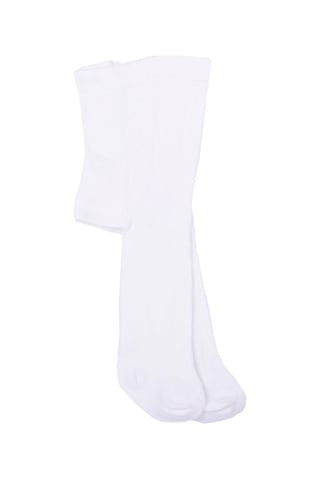 Hepsine Rakip Kız/erkek Bebek Çocuk Külotlu Çorap Pamuk Çorap 3 Lü Paket Beyaz