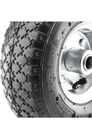 Havalı Siboplu Şişme Teker Metal Jantlı Rulmanlı Hobi Ve Özel Arabaya -260x85