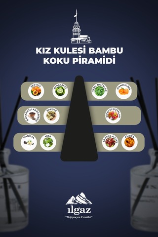 Kız Kulesi Bambu Çubuklu Oda Kokusu Türkiye Serisi Ferahlatıcı 500 ML