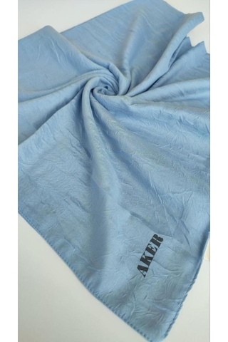 Bebe Mavisi Aker Bambu Kraş Eşarp Bebe Mavisi