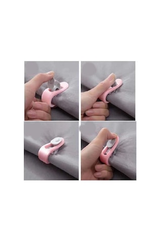 3b Trend 10 Adet Yorgan Sabitleme Klipsi Nevresim Yorgan Kaydırmaz Battaniye Çarşaf Sabitleyici Pembe
