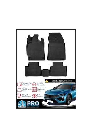 Peugeot 408 Benzinli 3d Havuzlu Paspas 2023 2024 2025 2026 Model Kokusuz