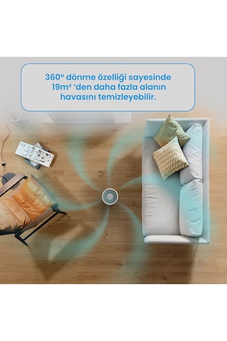Meross Wi-Fi Uzaktan Kontrollü Akıllı Hava Temizleyici