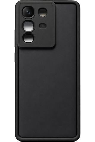 İnfinix Note50-4g Ve Note50pro Uyumlu Kamera Çıkıntılı Mat Silikon Telefon Kılıfı Siyah