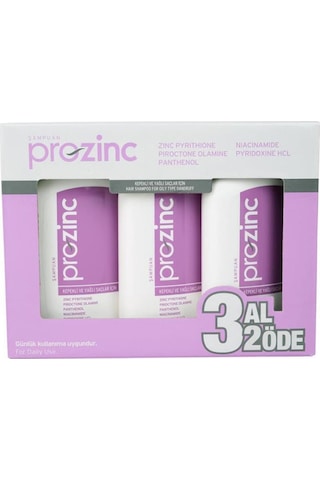 Prozinc Normal ve Yağlı Saçlar Mor Şampuan 3 x 300 ML
