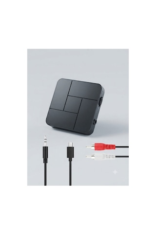 Anunnaki Bluetooth 5.0 Ses Alıcı Verici Aux Rca Usb Stereo Kablosuz Mikrofonlu Araba Tv Pc Rx Tx Receiver