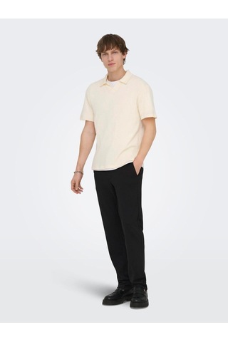 Only & Sons Erkek Normal Bel Siyah Pantolon - 22037907