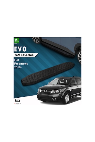 S-dizayn Fiat Freemont Evo Siyah Yan Basamak 183 Cm 2010 Üzeri