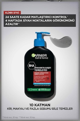 Garnier Saf & Temiz Siyah Nokta Karşıtı Temizleyici 250 ML