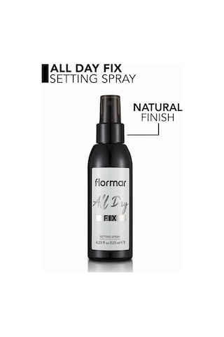 Flormar Doğal Bitişli Makyaj Sabitleyici Sprey - All Day Fix Setting Spray - 000 - 8682536023085