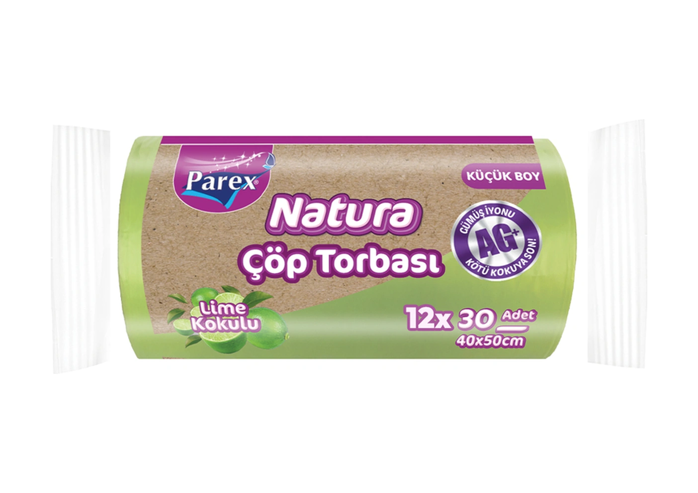 Natura Çöp Torbası Küçük Boy 30'lu 40 X 50 Cm Onikili Paket